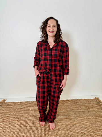 Flannel Pajama Set
