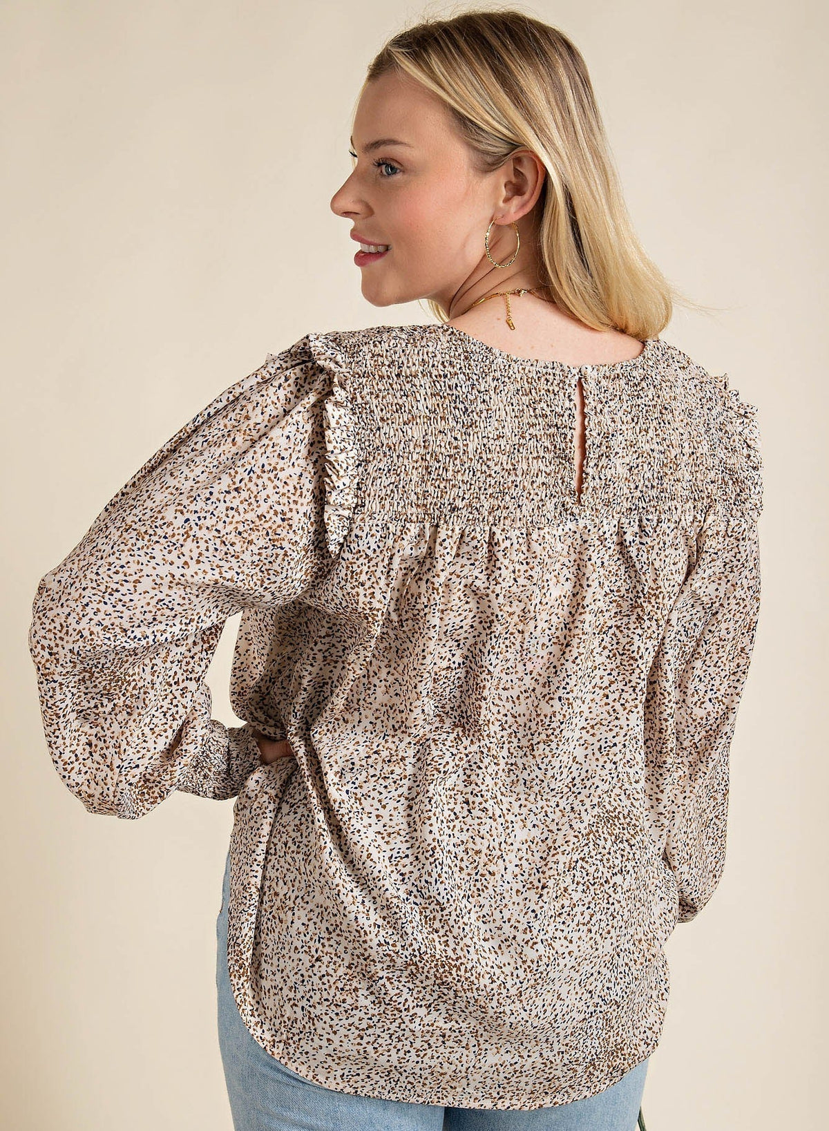 Plus Spotted New Yorker Top*