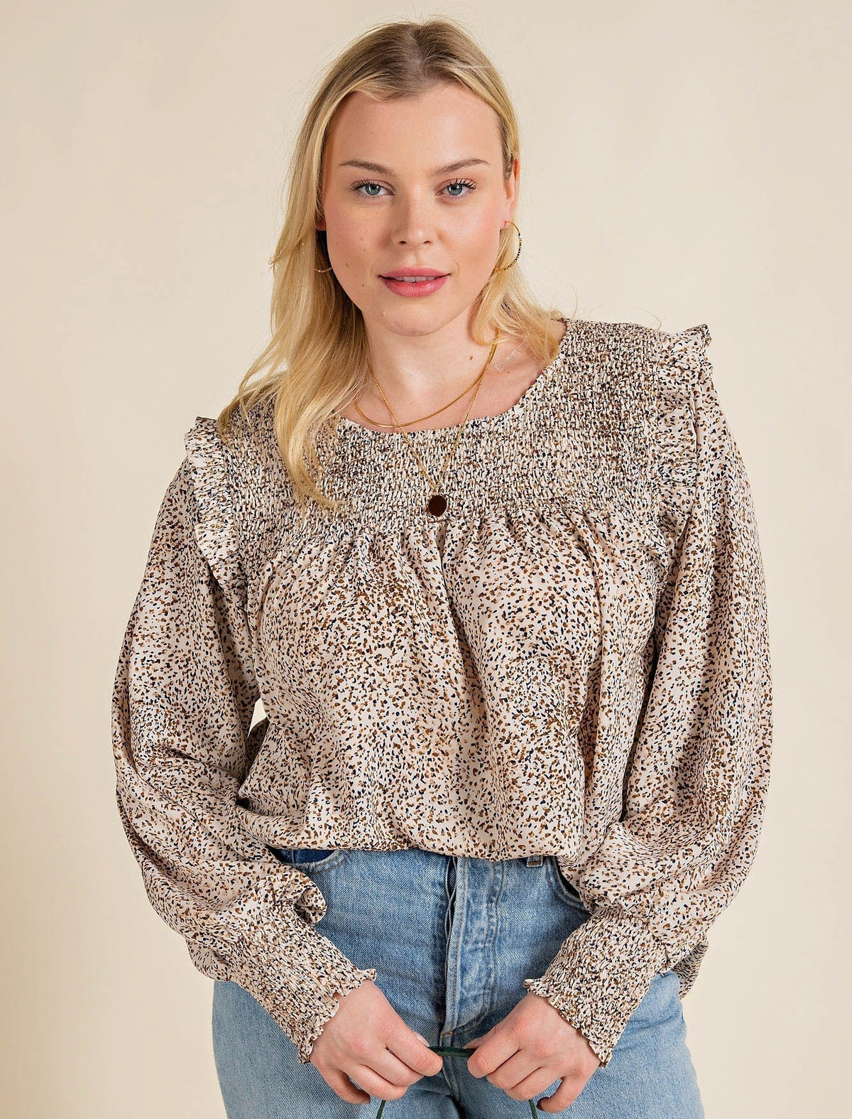 Plus Spotted New Yorker Top*