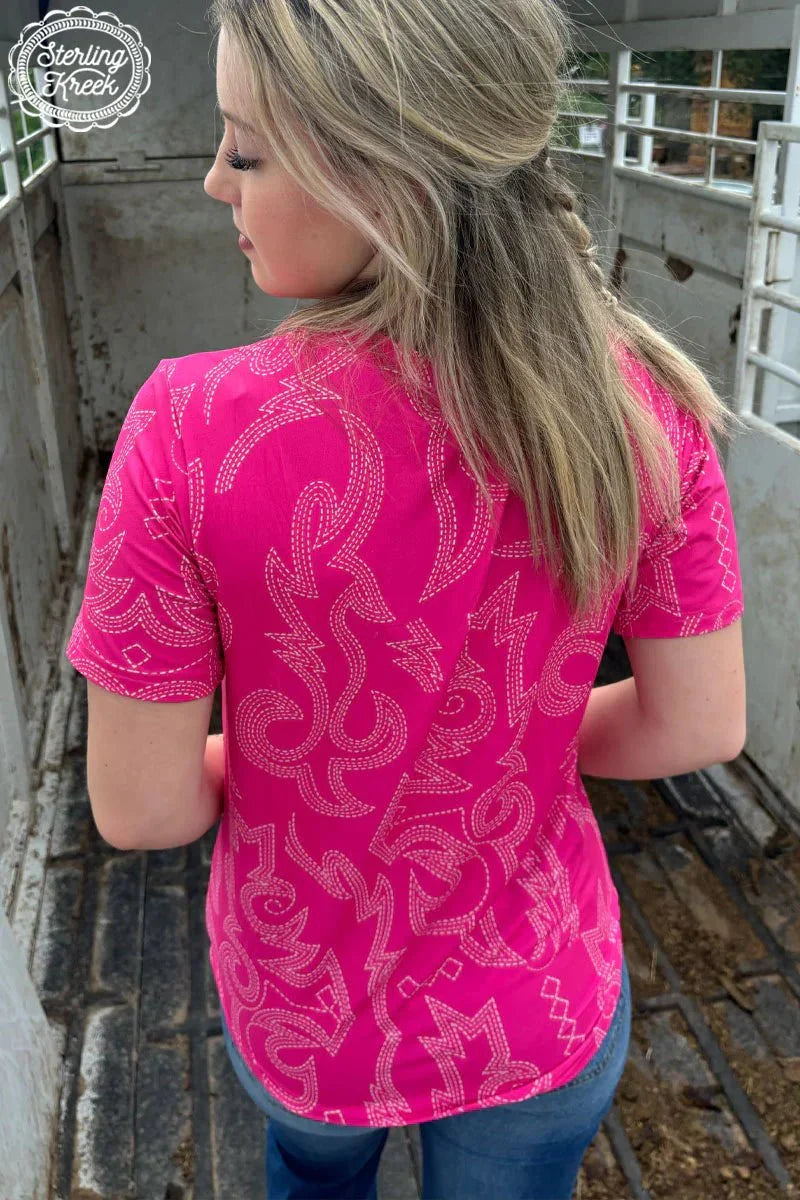 Sterling Kreek PLUS Watermelon Crawl Top