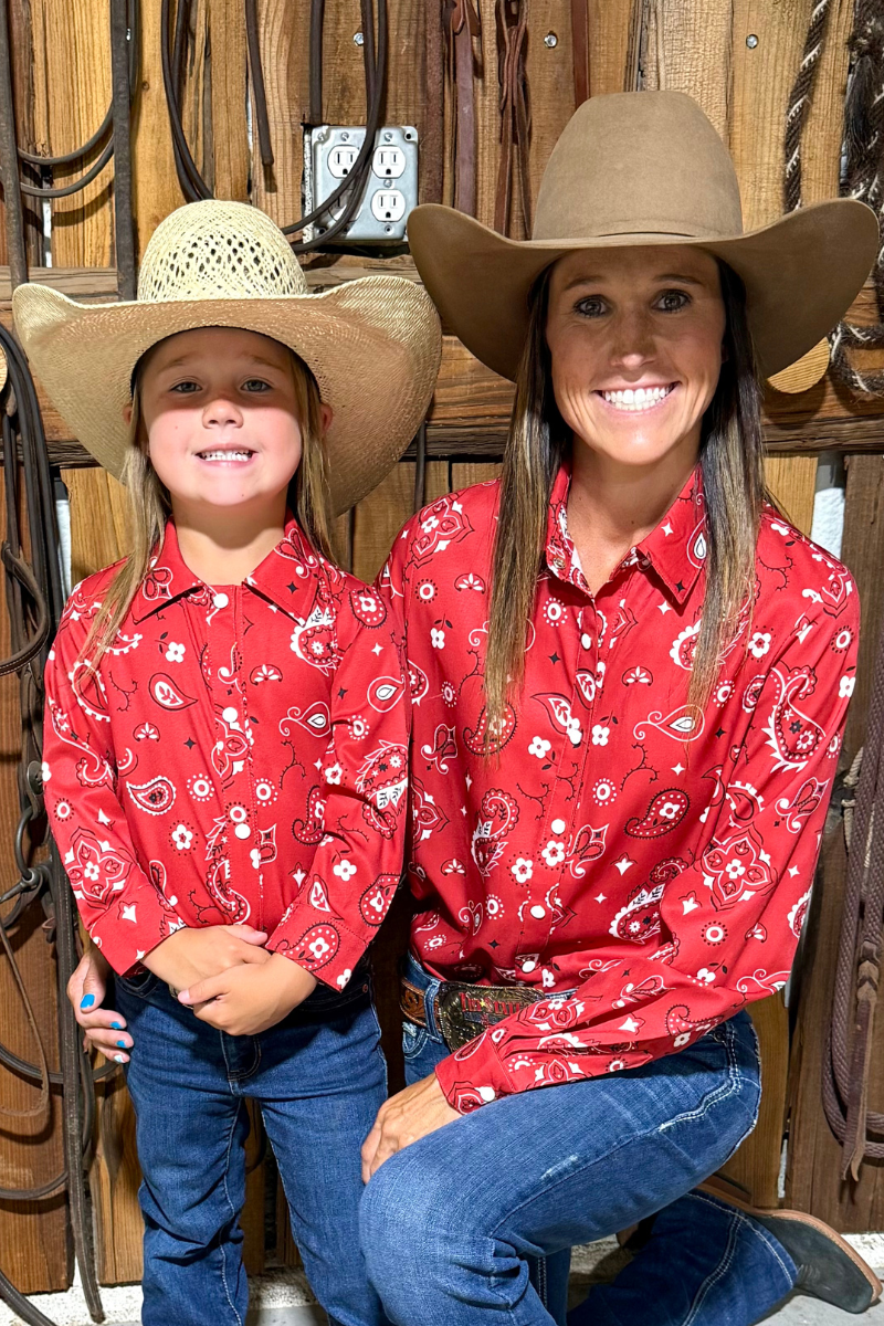 Sterling Kreek Bandana Babe Button Up