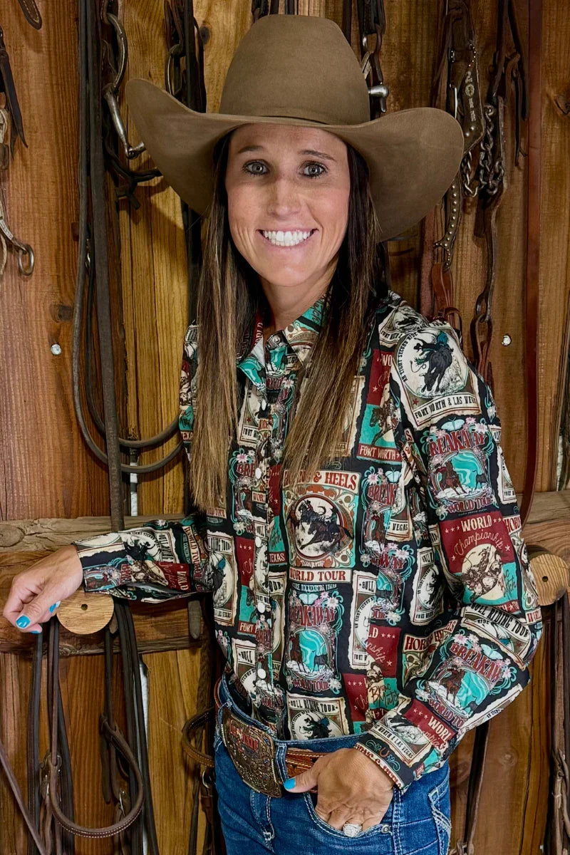 Sterling Kreek Vintage Rodeo Button Up