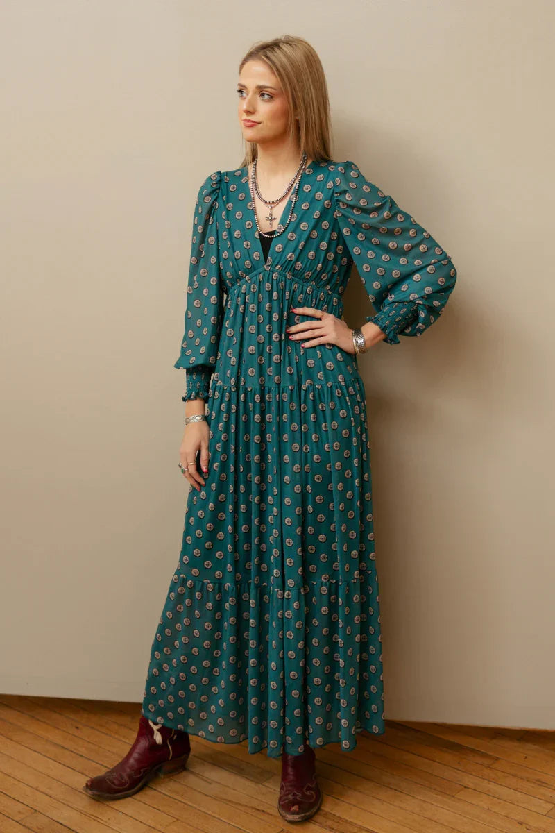 Sterling Kreek Cowgirl Dotty Dress