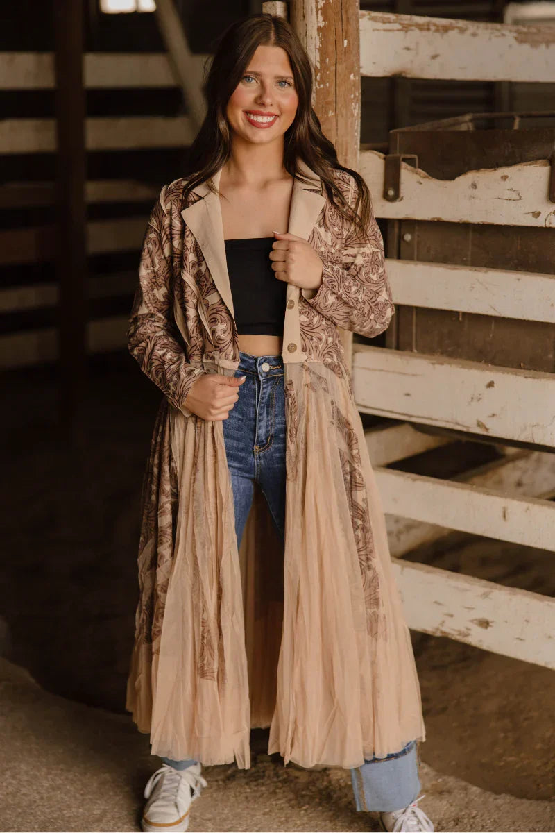 Sterling Kreek The Tooled Loretta Duster