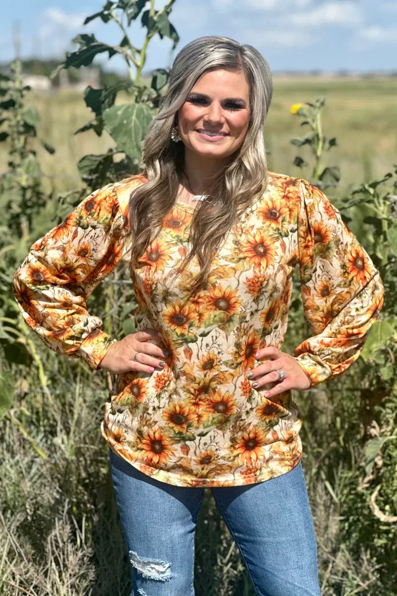 Sterling Kreek Golden Harvest Knit Top