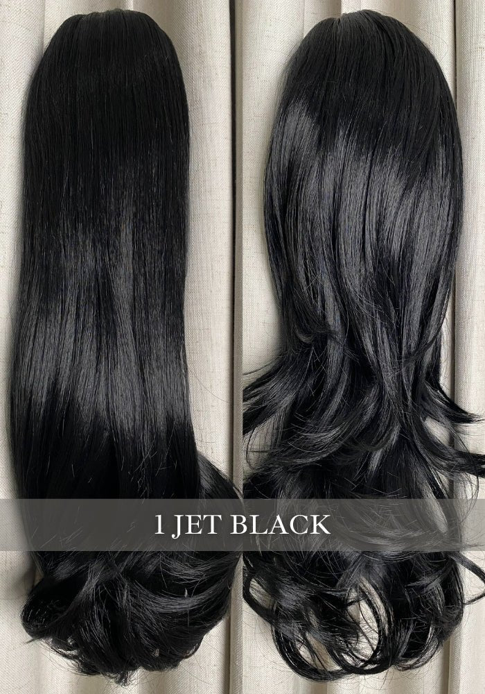 Amy | Synthetic Clip In Ponytail Extension