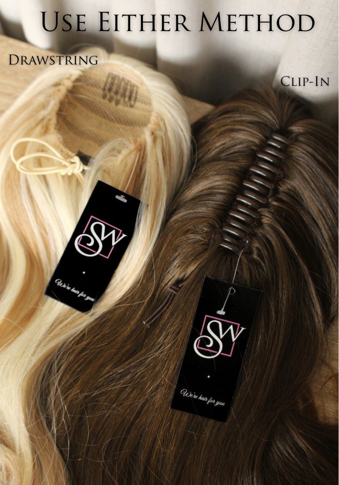 Amy | Synthetic Clip In Ponytail Extension