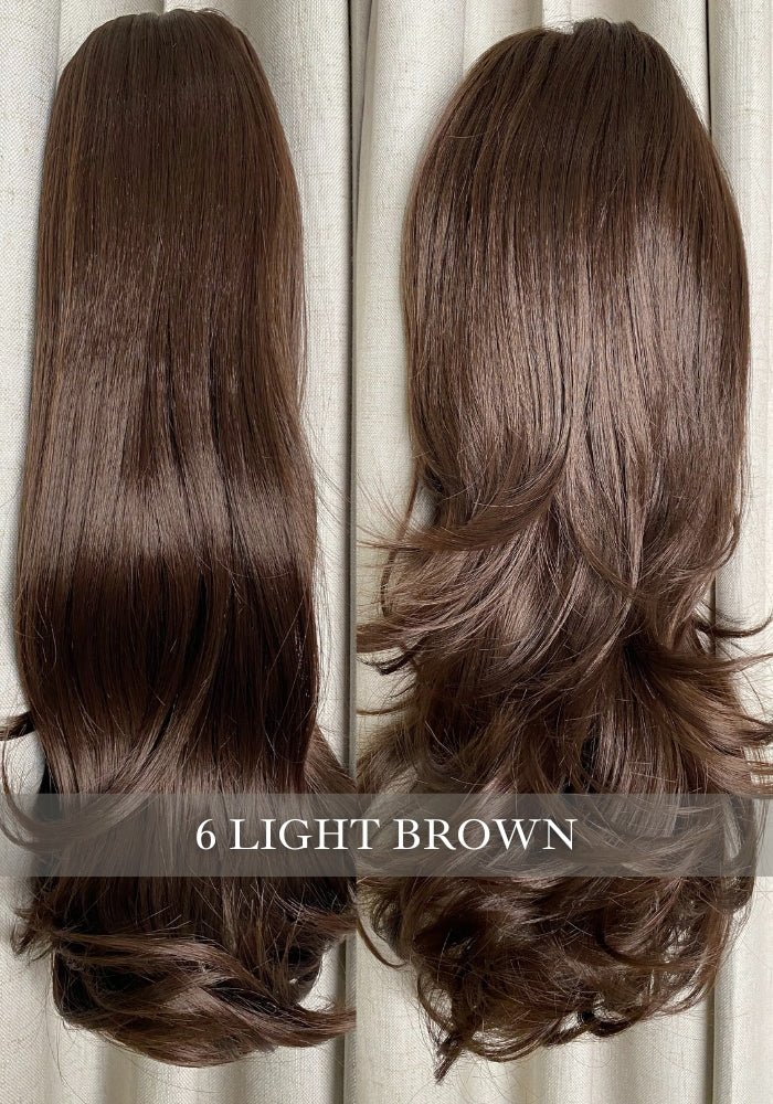 Amy | Synthetic Clip In Ponytail Extension