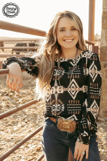 PLUS Andes Knit Top