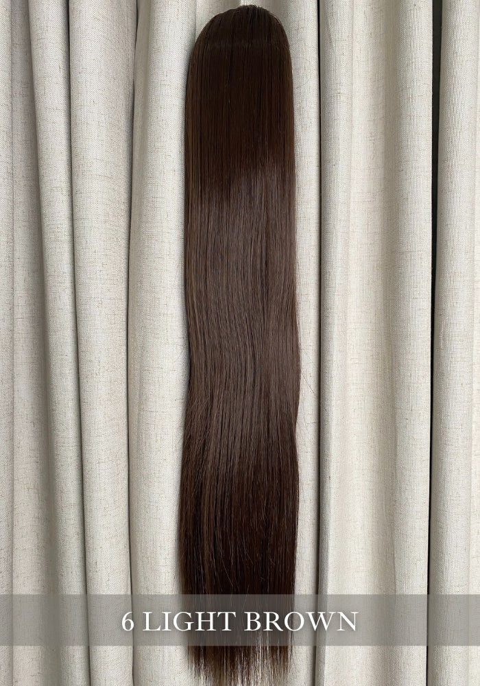 Anna | Synthetic Clip In Ponytail Extension