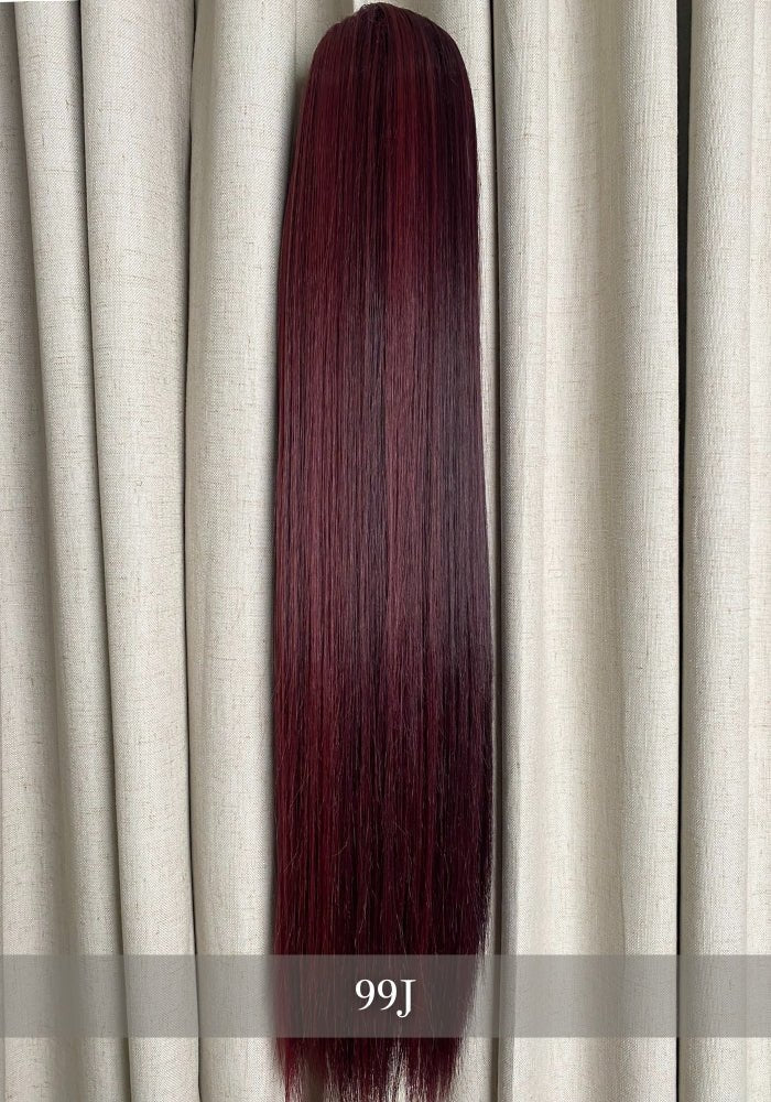 Anna | Synthetic Clip In Ponytail Extension