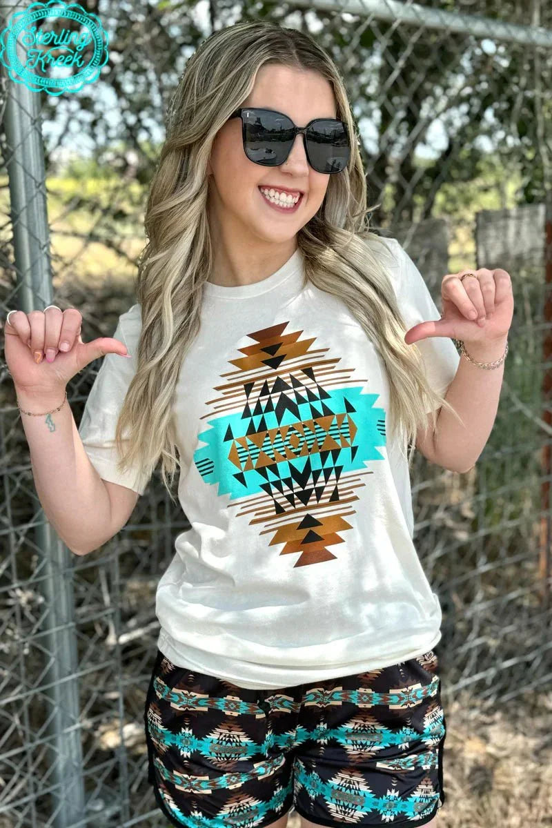 Sterling Kreek The Sandy Aztec Tee