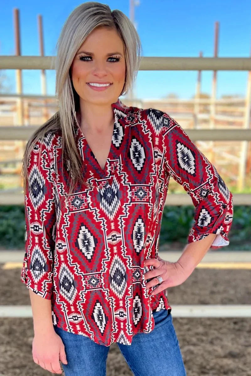 Sterling Kreek Canyon Sunset Top