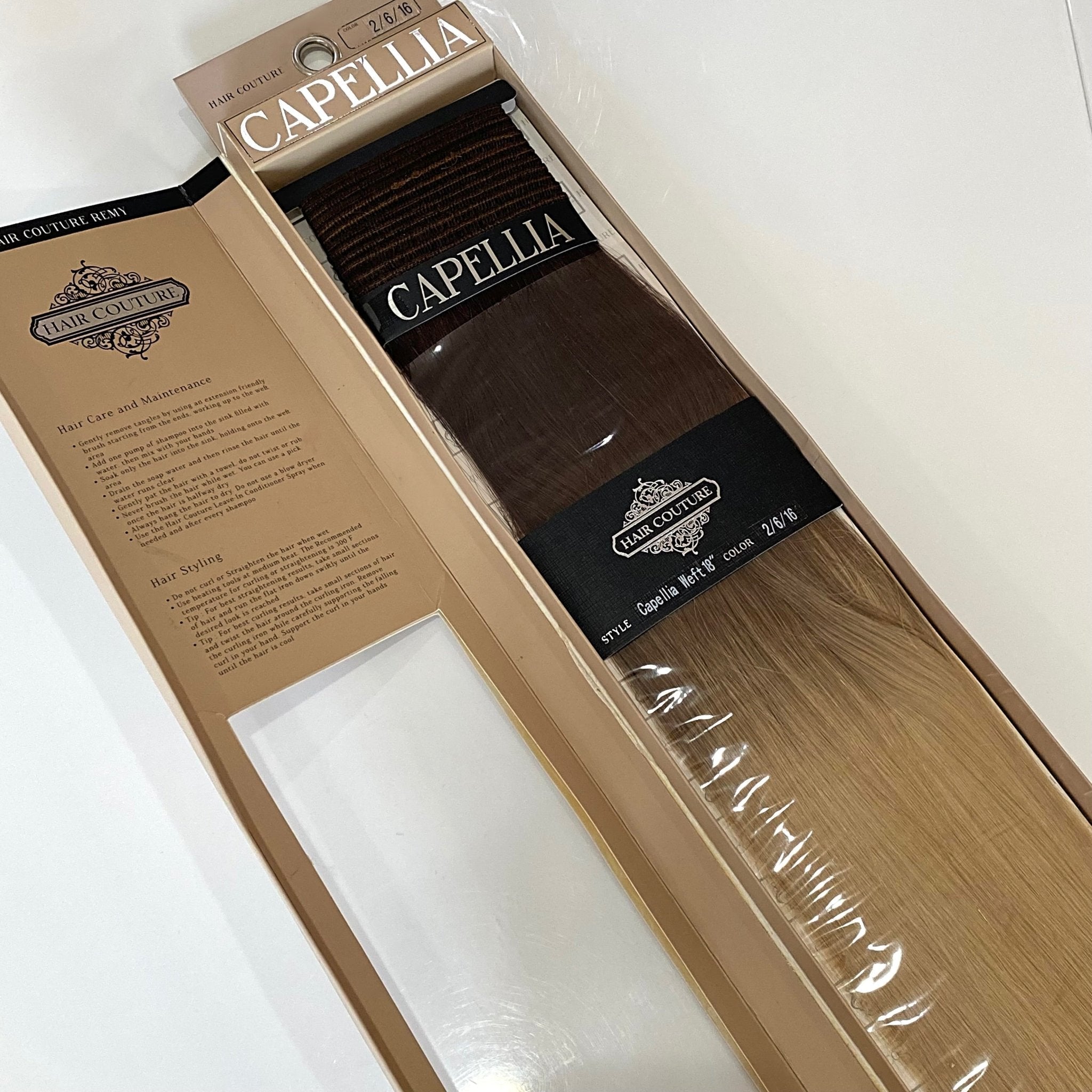 Capellia | Remy Human Hair Weft Extension 18inches