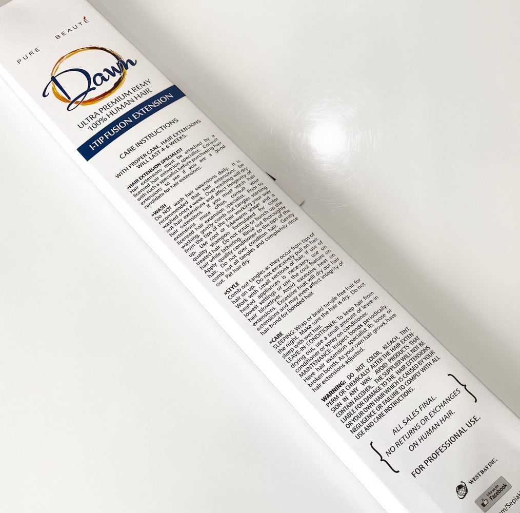 CLEARANCE ONLINE EXCLUSIVE | Dawn Remy Human Hair I-Tips Extensions 18inches