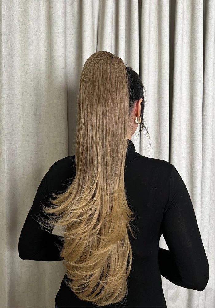 Coco | Synthetic Clip In Ponytail Extension