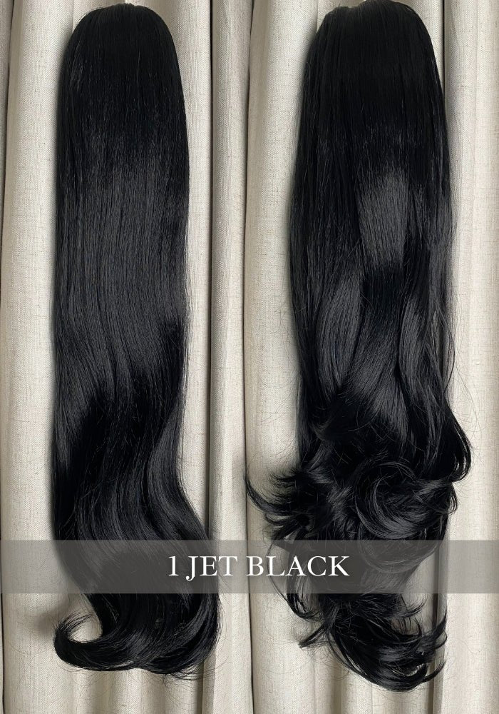 Coco | Synthetic Clip In Ponytail Extension