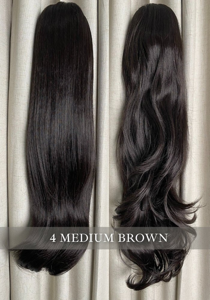 Coco | Synthetic Clip In Ponytail Extension