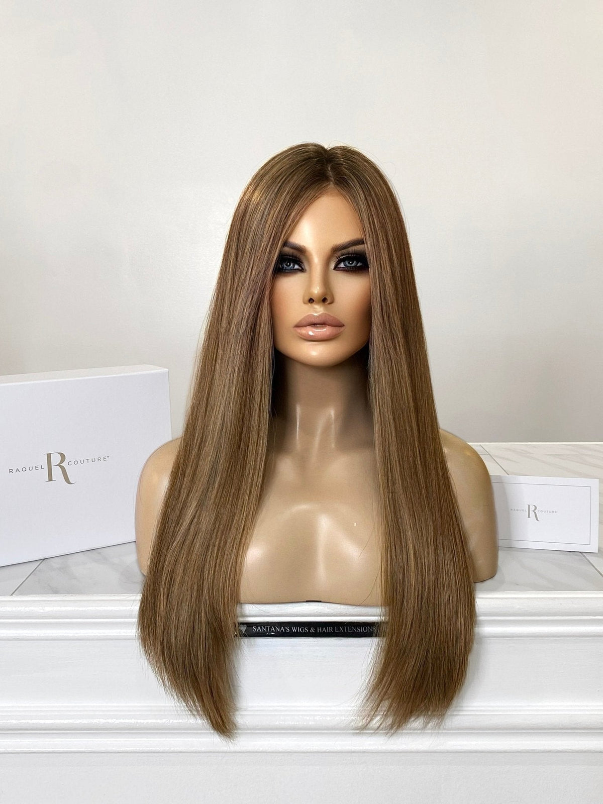 Glamour and More | 100% Remy Human Hair | French Drawn Monofilament Top (100% Hand-Tied Base) - Raquel Welch