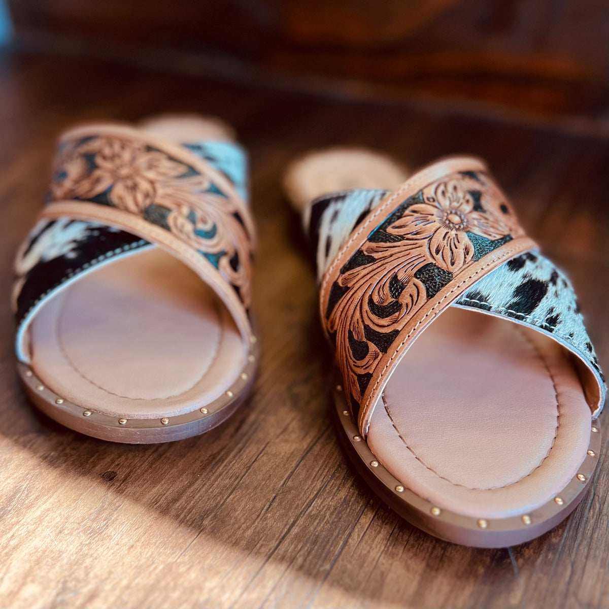 Chappy Western Hand Tooled Sandals*