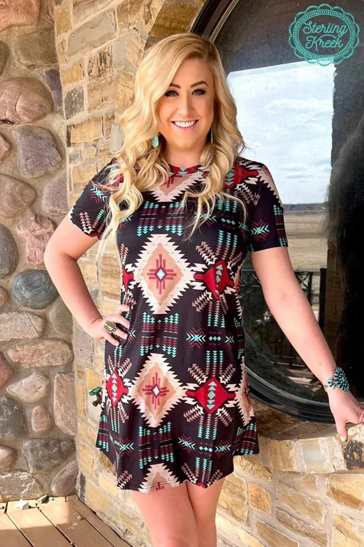 Plus Virginia Bluebell Dress