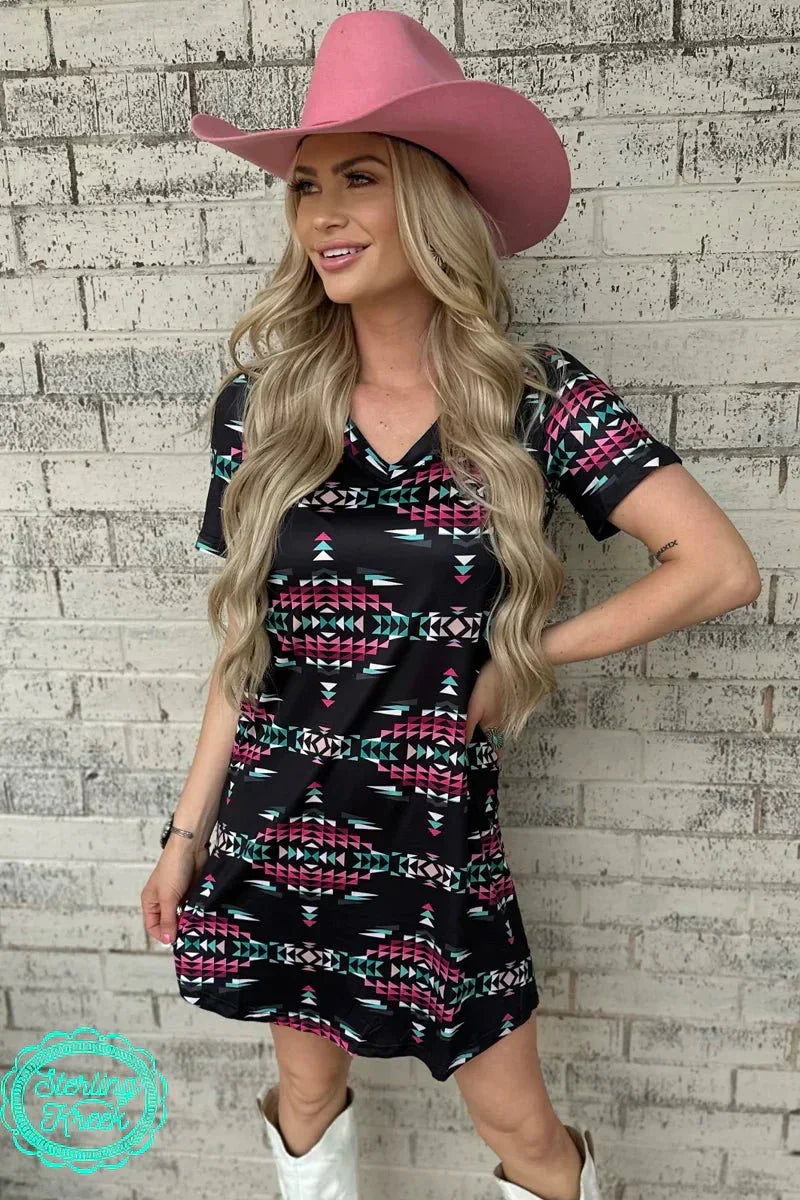 Plus Southern Nights T-Shirt Dress