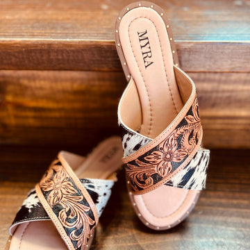 Chappy Western Hand Tooled Sandals*