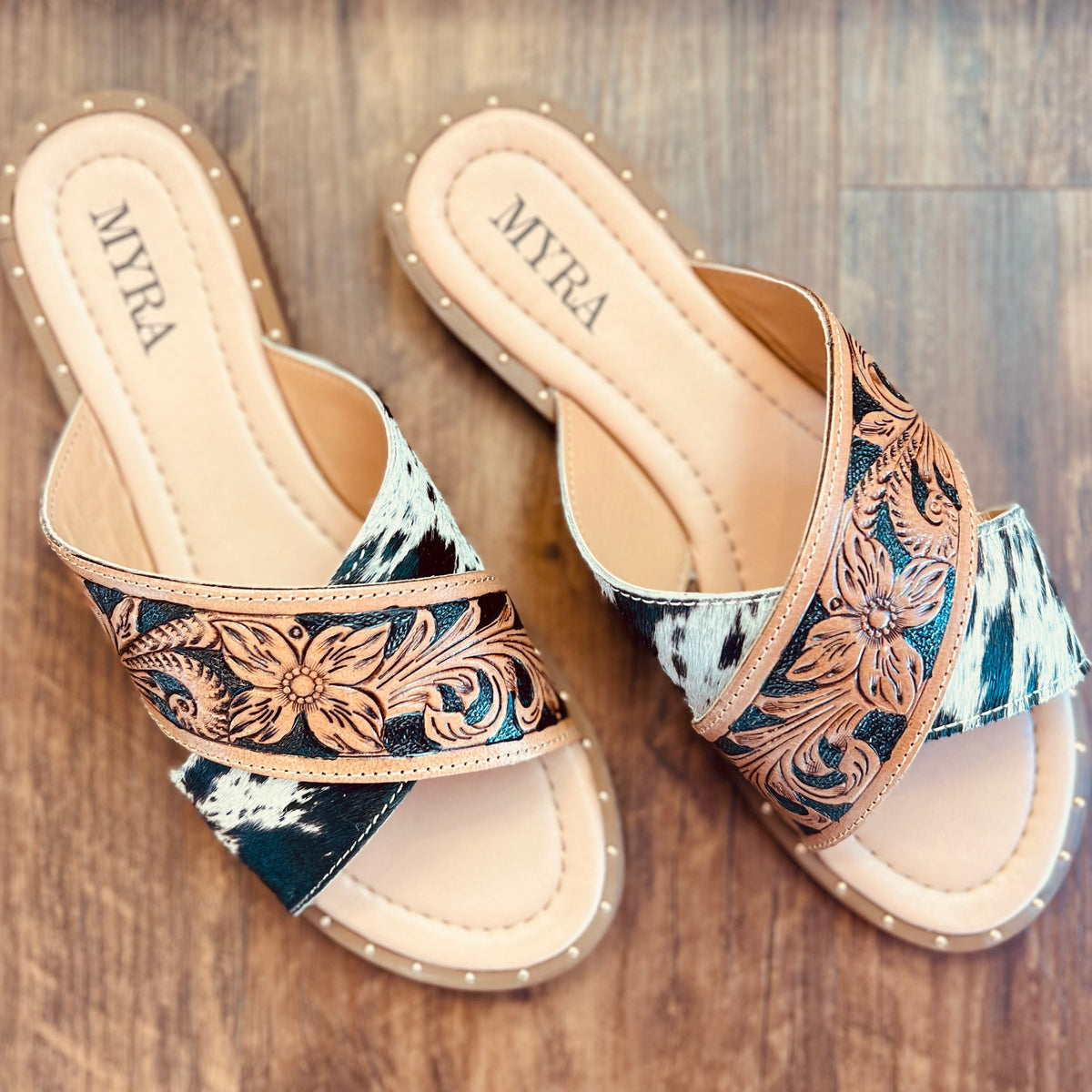Chappy Western Hand Tooled Sandals*