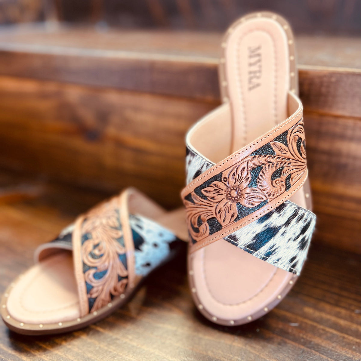 Chappy Western Hand Tooled Sandals*