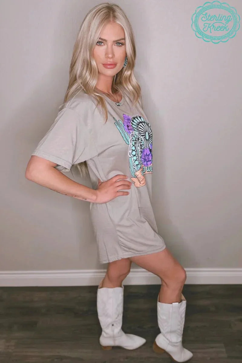 Wild West T-Shirt Dress
