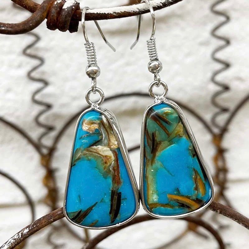 Turquoise Tango Earrings