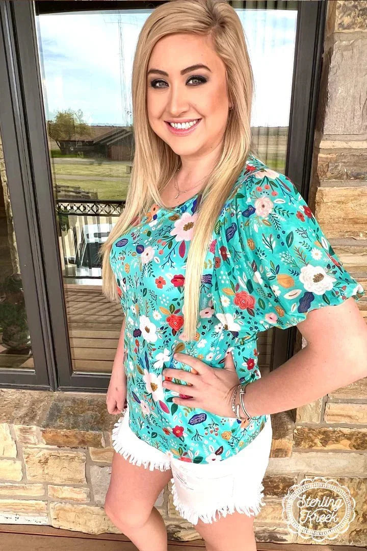 Mini Beautiful In Bloom Top Kids