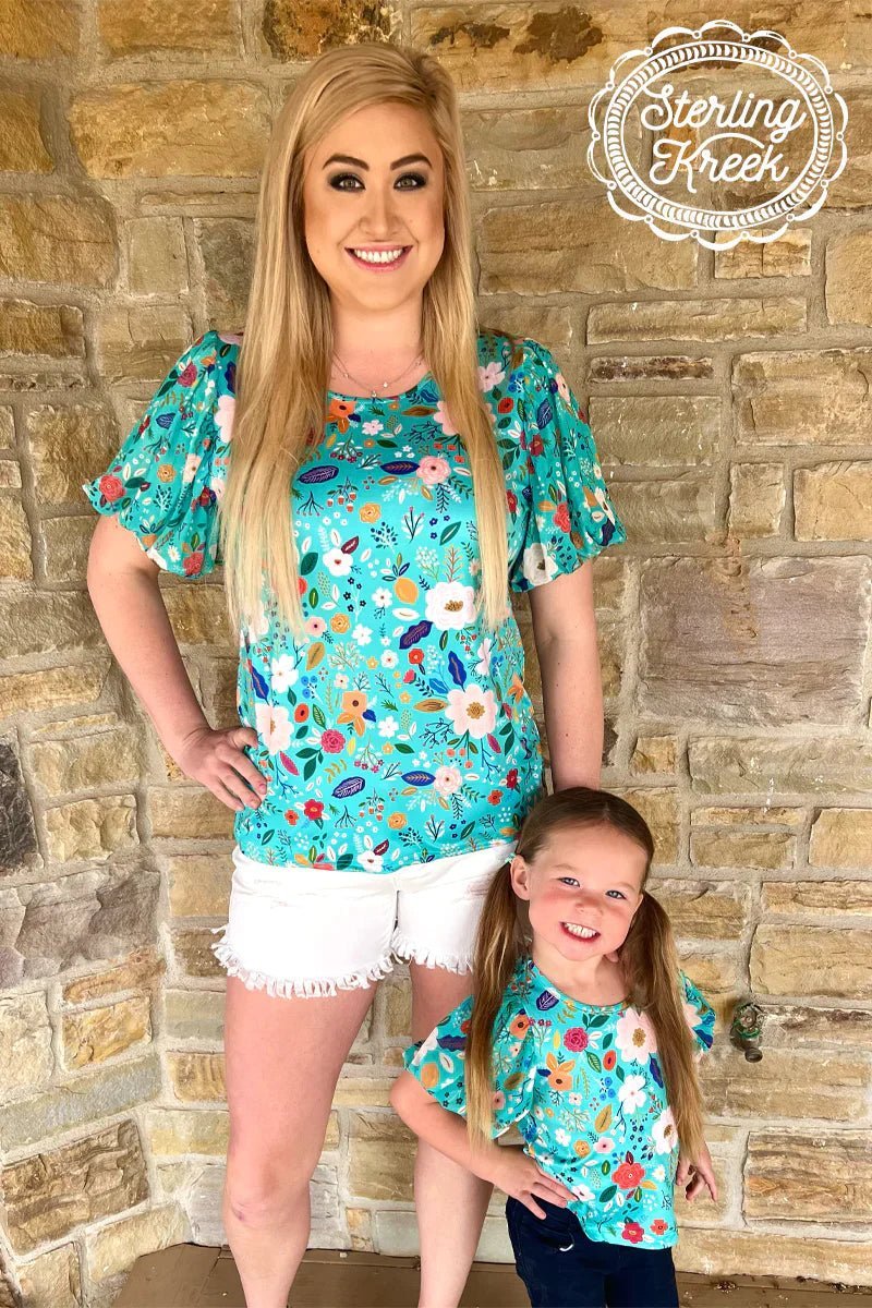 Mini Beautiful In Bloom Top Kids