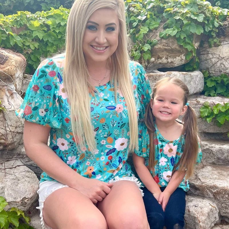 Mini Beautiful In Bloom Top Kids