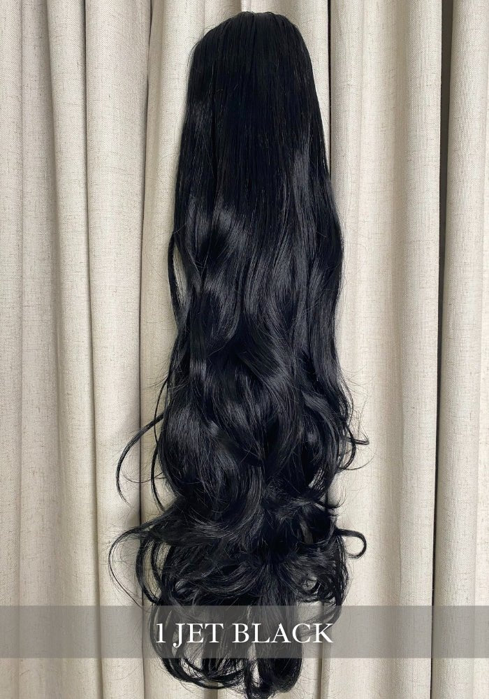Kate | Synthetic Clip In Ponytail Extension