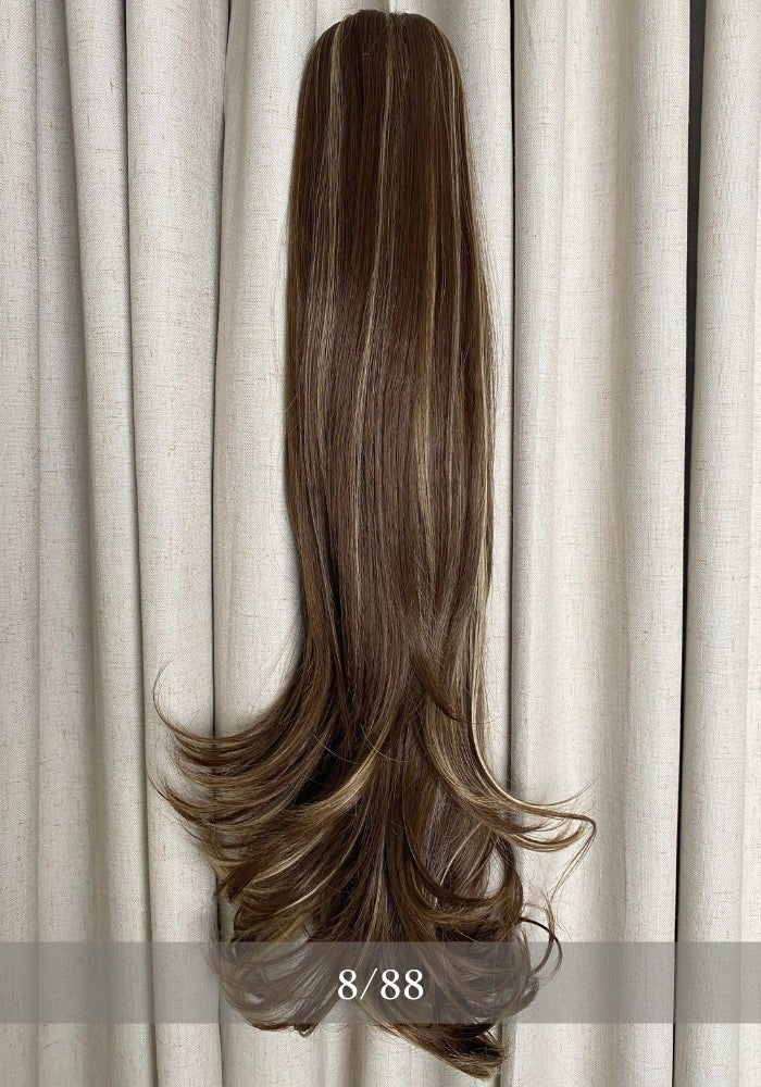 Kate | Synthetic Clip In Ponytail Extension