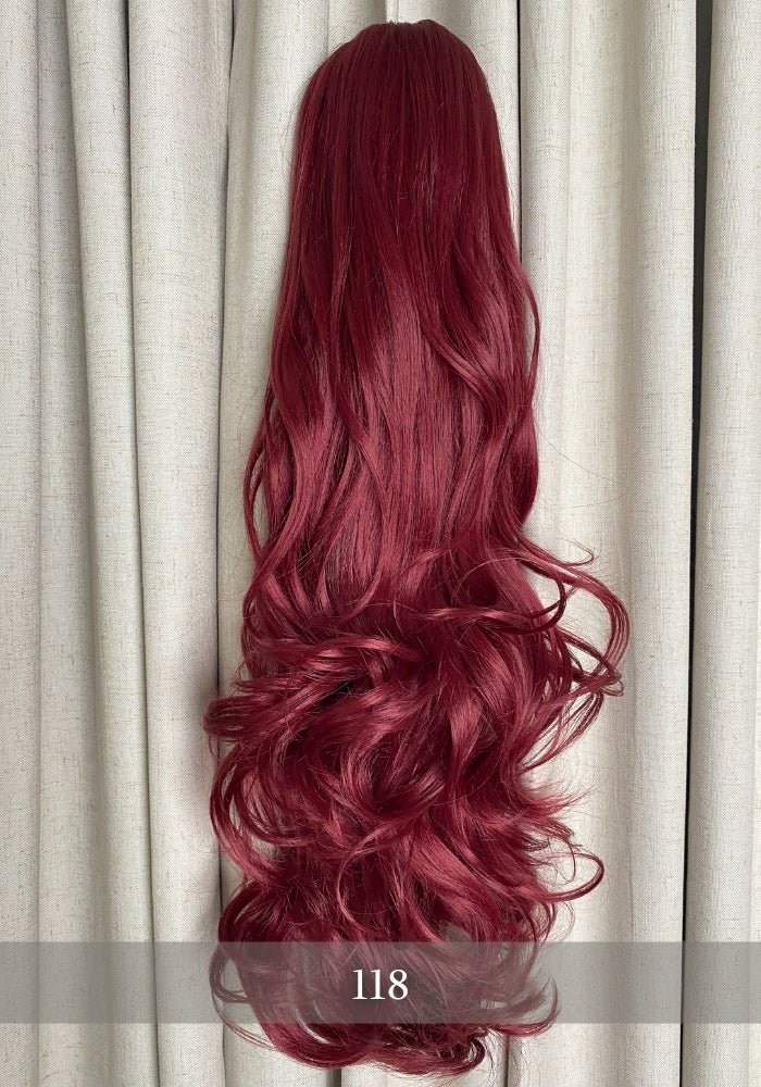 Kate | Synthetic Clip In Ponytail Extension