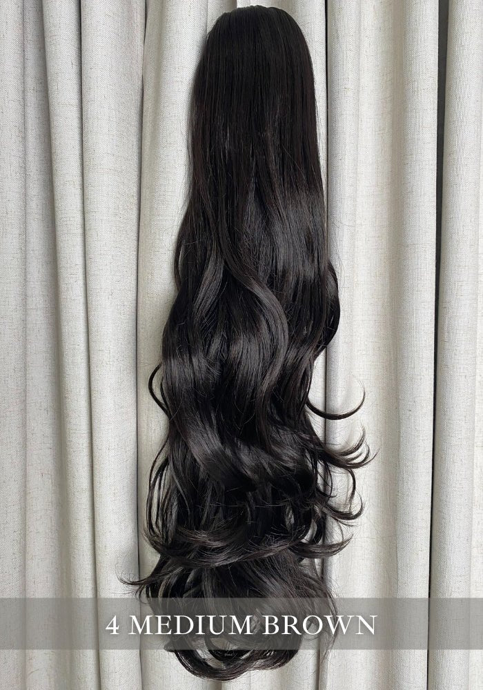 Kate | Synthetic Clip In Ponytail Extension