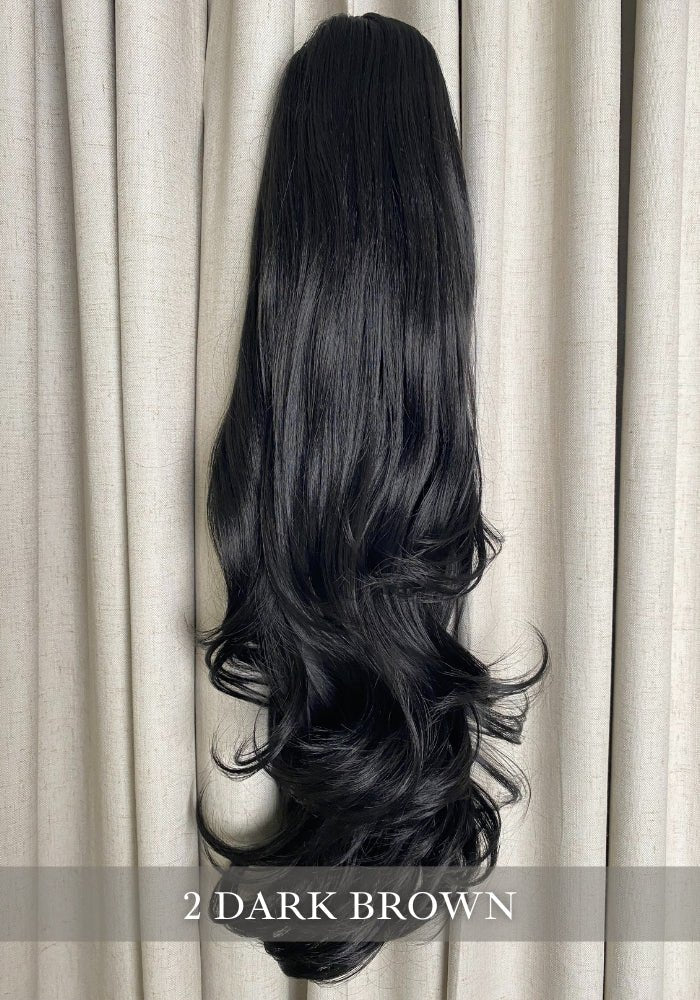 Kate | Synthetic Clip In Ponytail Extension