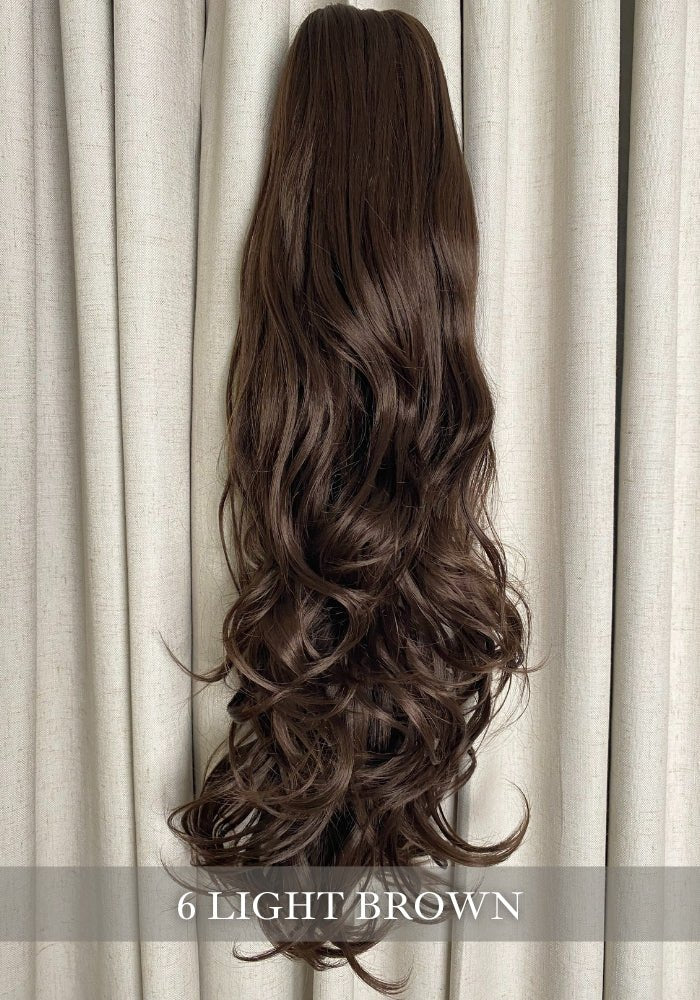 Kate | Synthetic Clip In Ponytail Extension