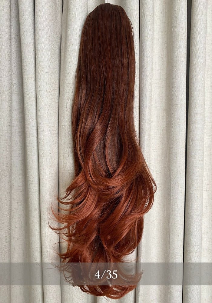 Kate | Synthetic Clip In Ponytail Extension