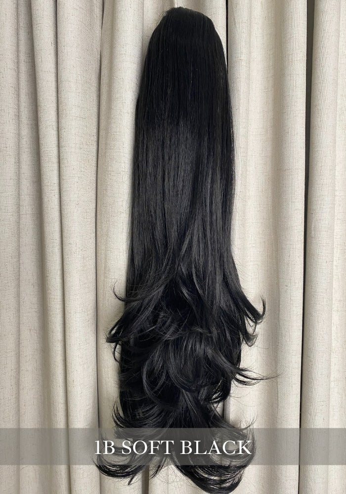 Kate | Synthetic Clip In Ponytail Extension