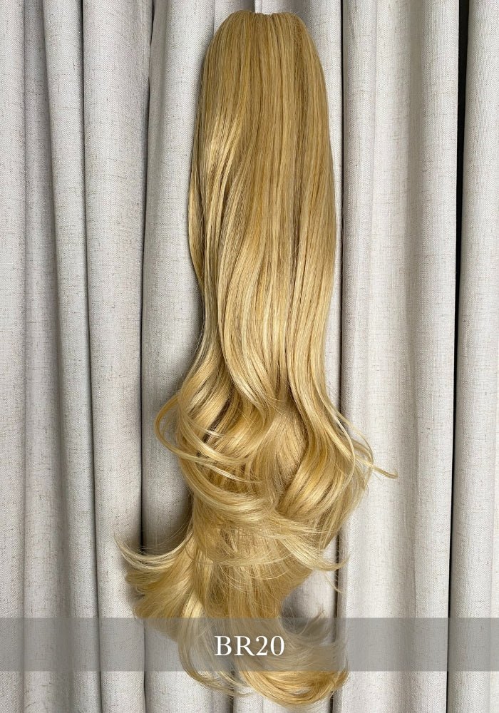 Kate | Synthetic Clip In Ponytail Extension