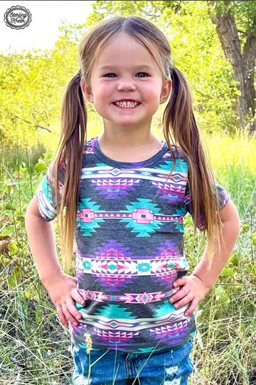 KIDS Mini Aztec Horizon Top*