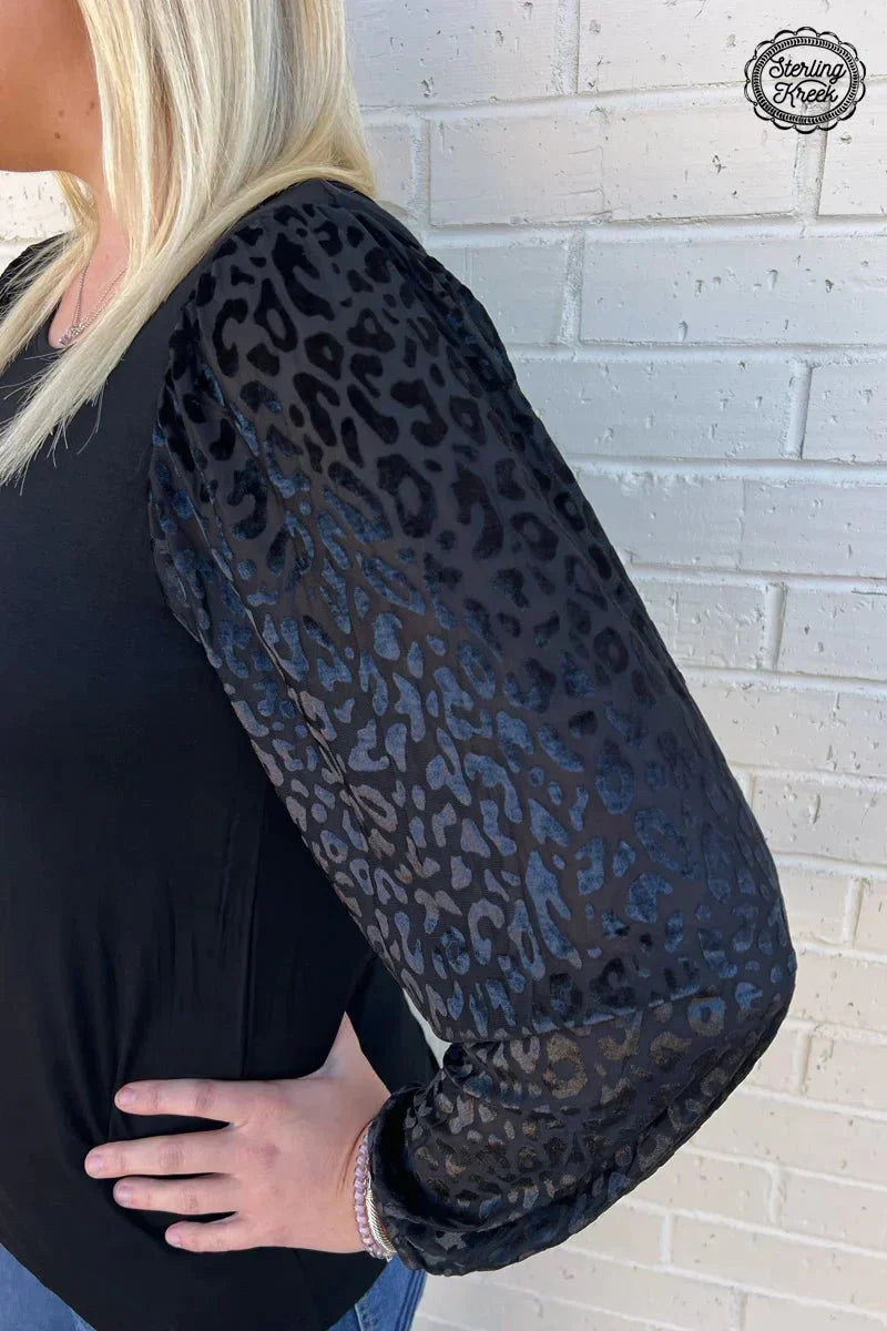 PLUS Leopard Nights Top