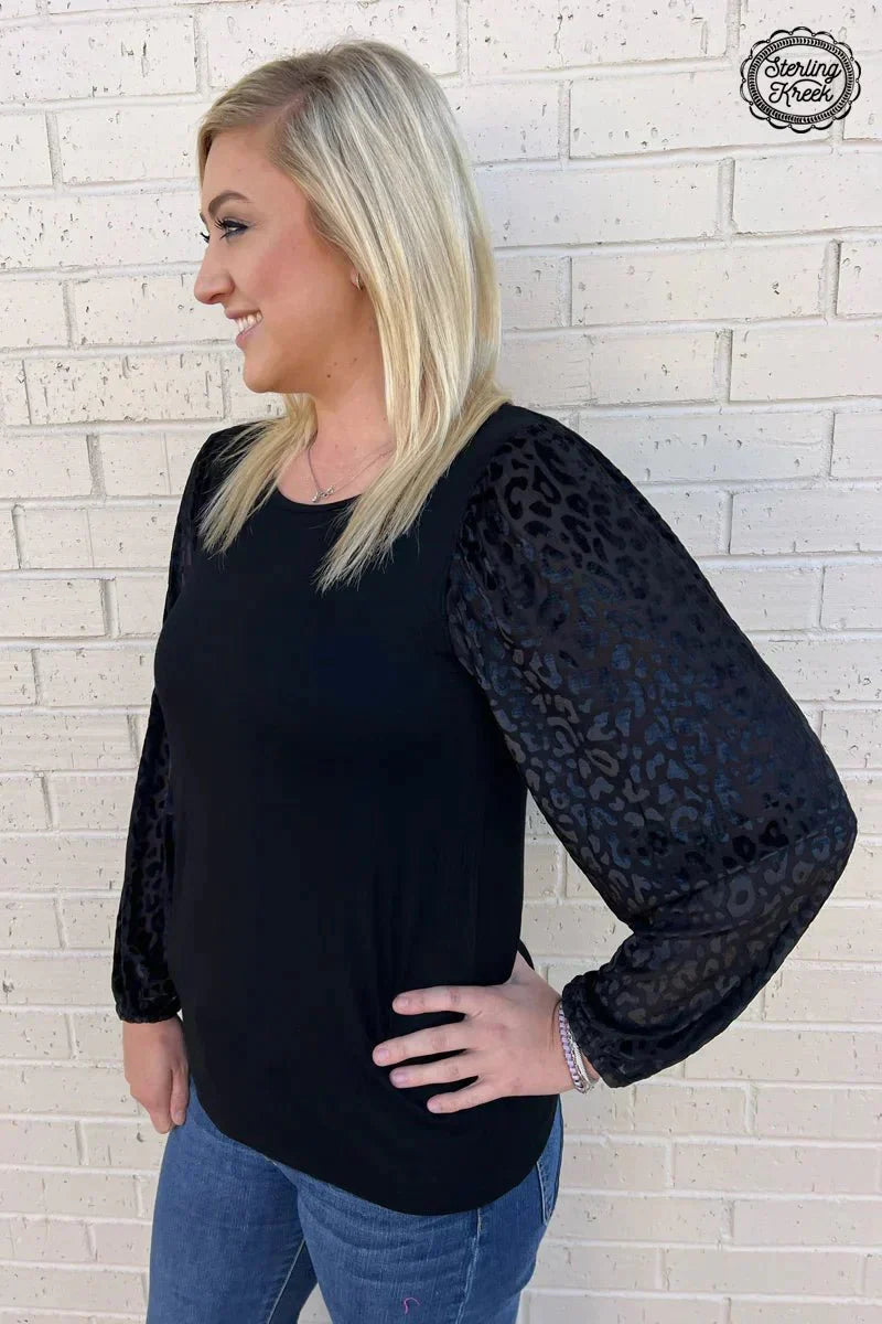 PLUS Leopard Nights Top