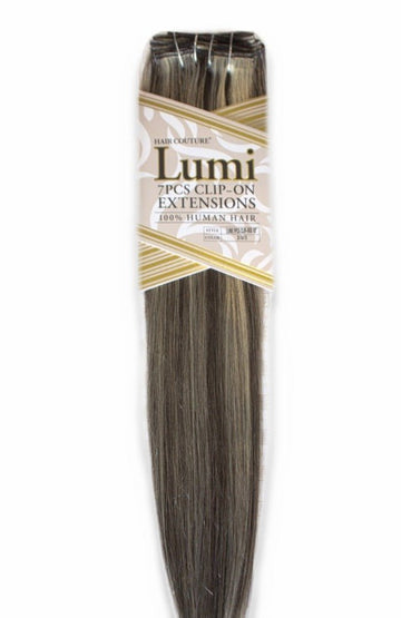 Lumi | Exclusive Highlighted Clip-In Human Hair Extensions 18inches
