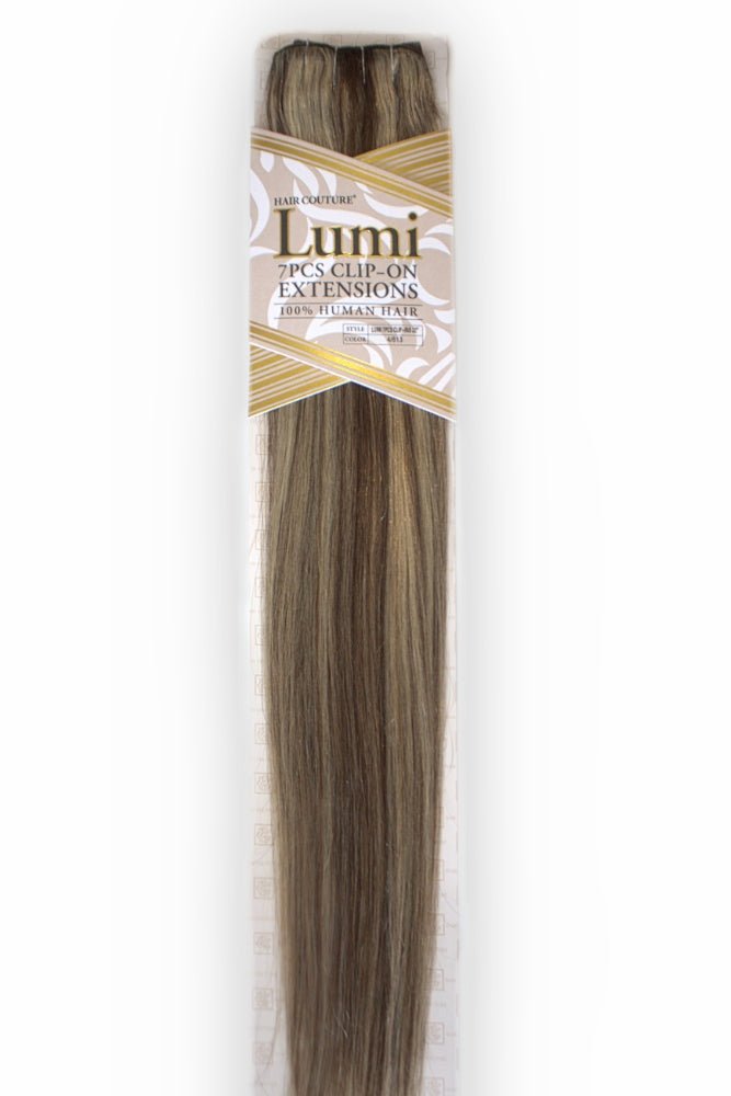 Lumi | Exclusive Highlighted Clip-In Human Hair Extensions 22inches