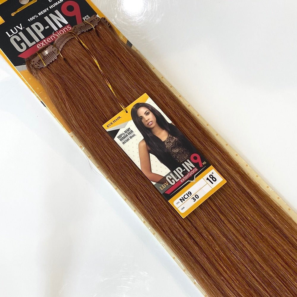 Luv | 9pc Clip-in Human Hair Extensions 18inches