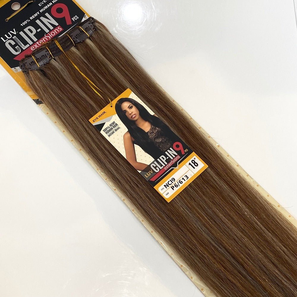 Luv | 9pc Clip-in Human Hair Extensions 18inches